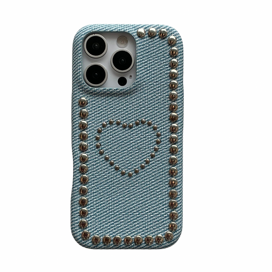 Nail beads heart Phone Case