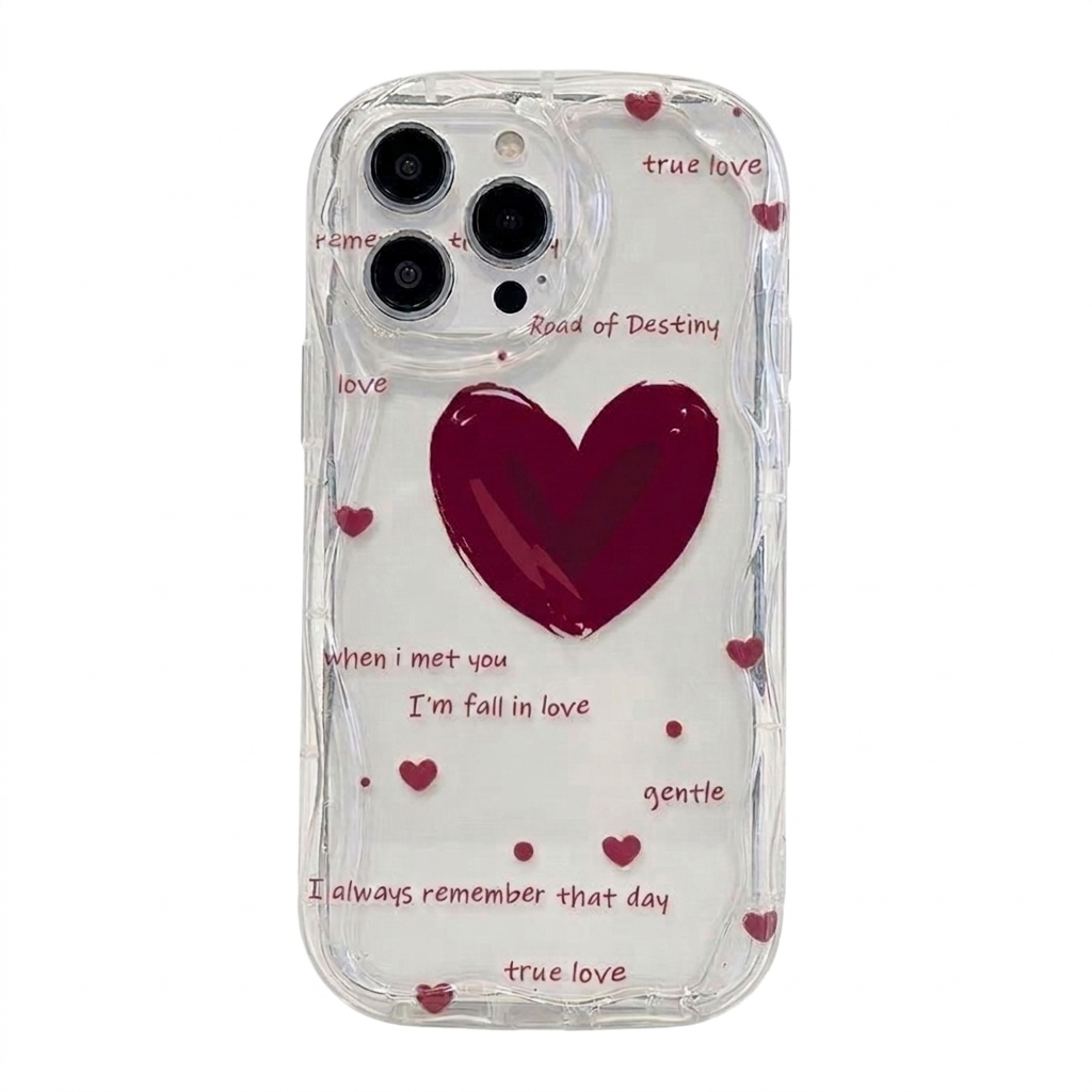 Curved edge phone case