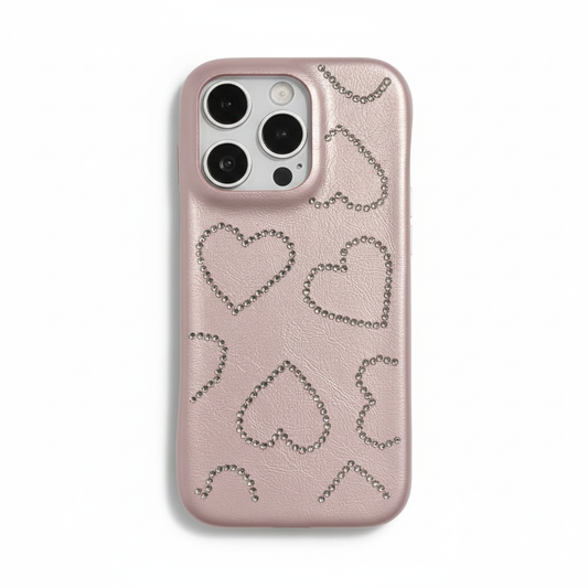 Heart detailed Phone case
