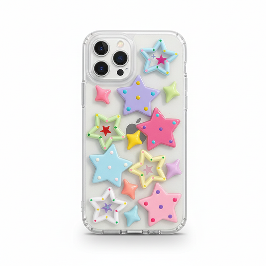 Colored Stars Phone Case