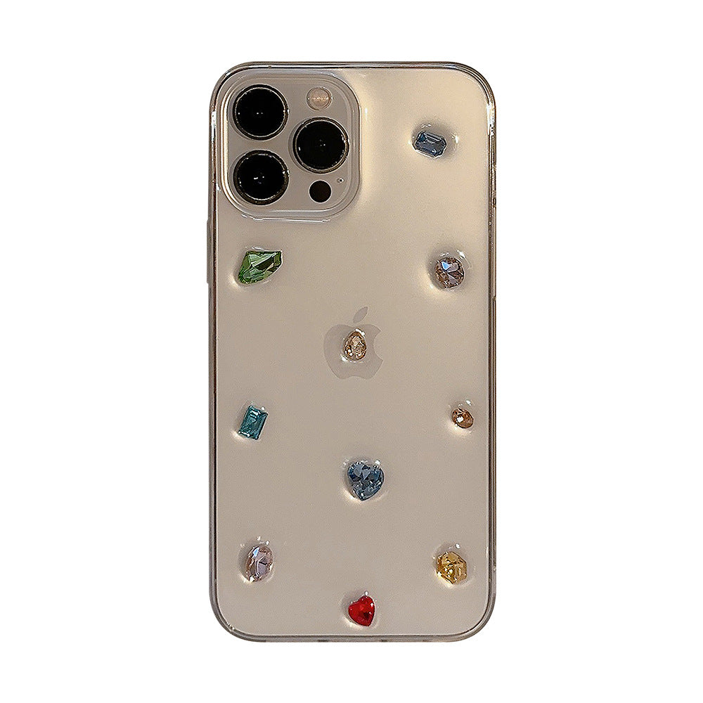 Diamond detail phone case